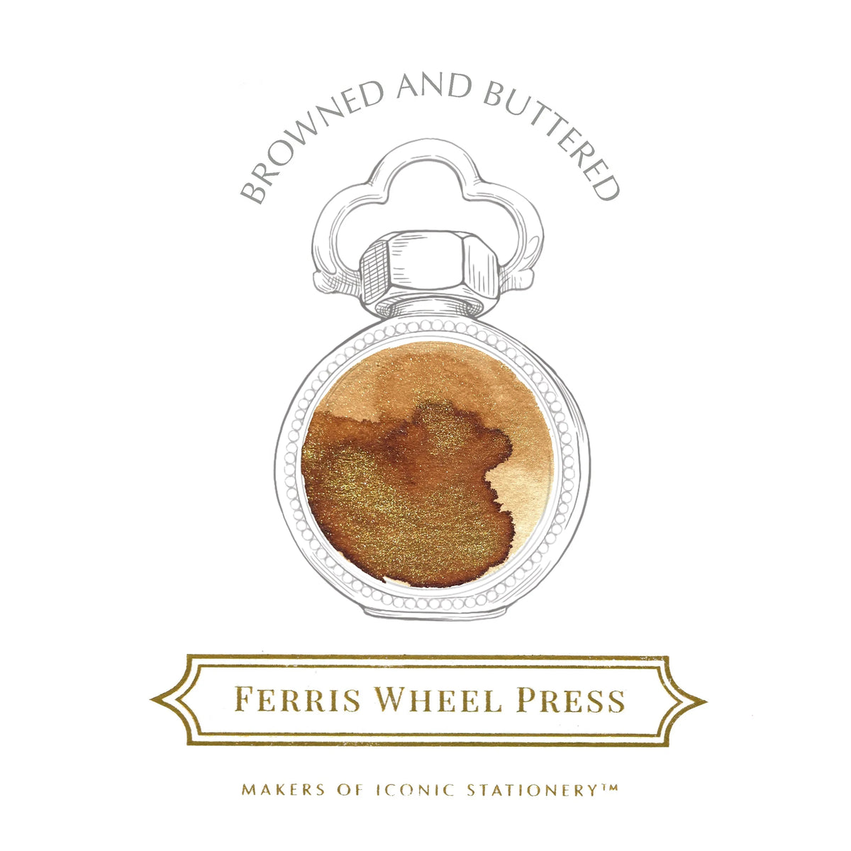 Ferris Wheel Press Fountain Pen Ink 38ml Browned and Buttered