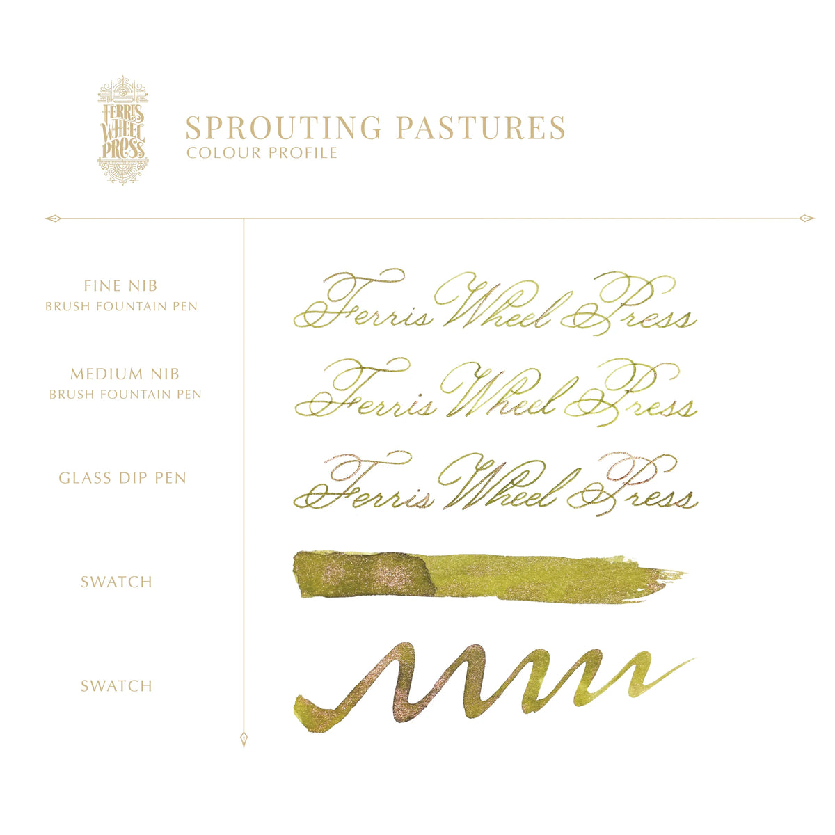 Ferris Wheel Press Ferritales Fountain Pen Ink 10ml Sprouting Pastures