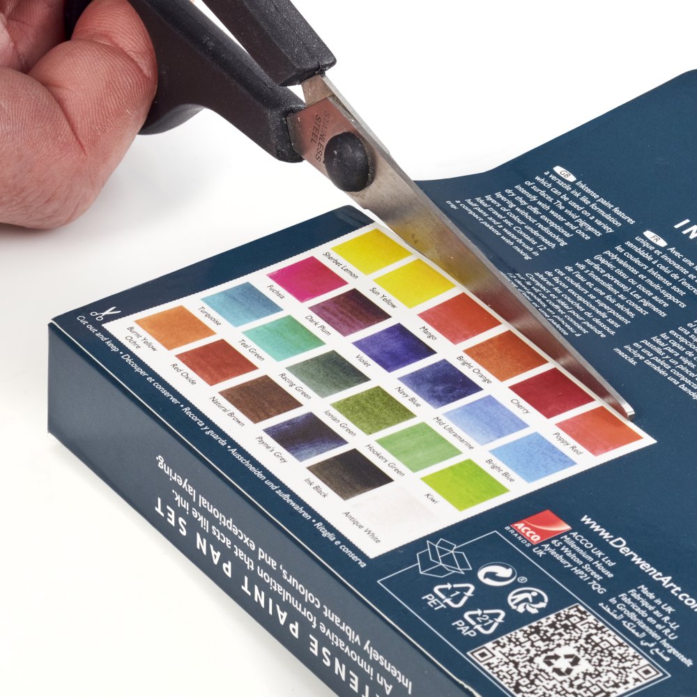 Derwent Inktense Paint Pan Set of 24
