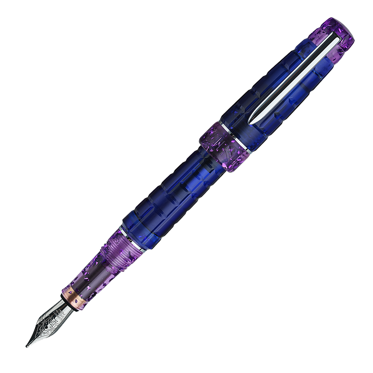 Benu Tessera Fountain Pen Tanzanite
