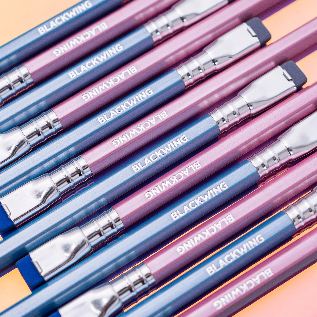 Blackwing Pearlescent Pencils Set of 12 Blue