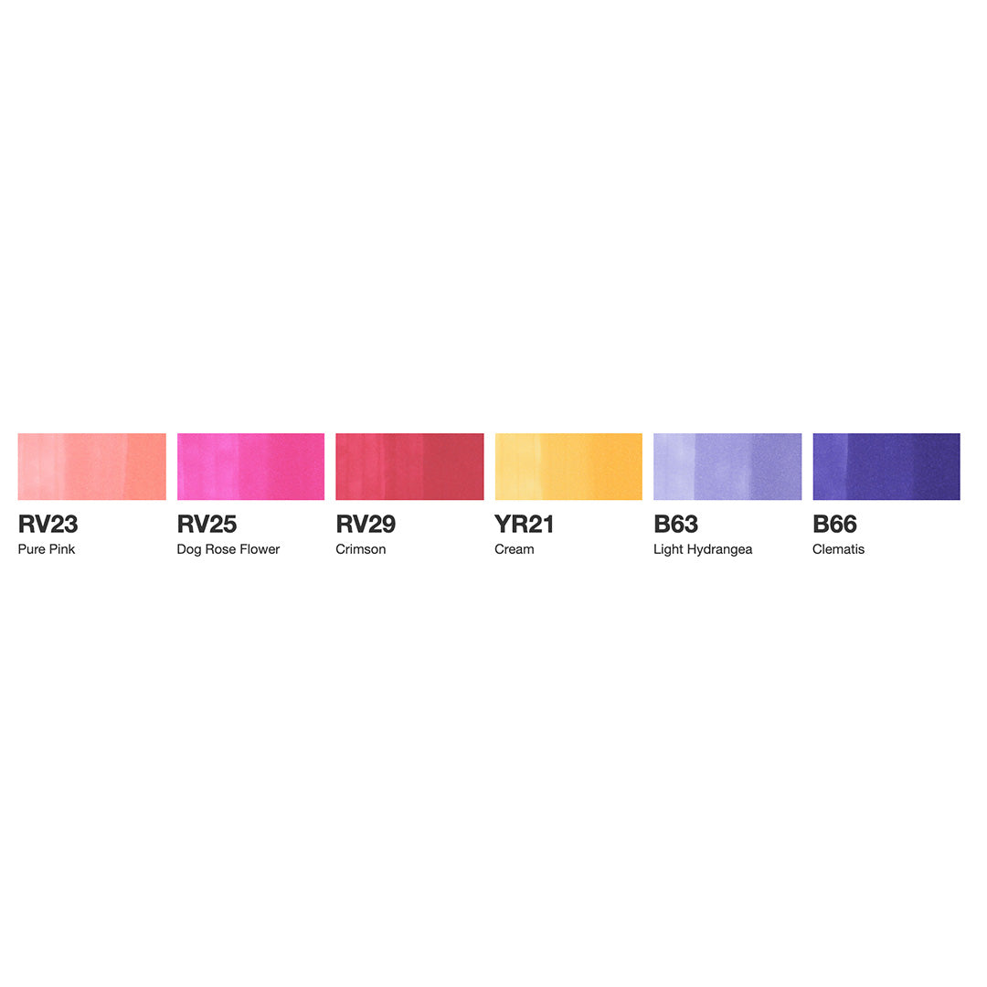 Copic Sketch Marker Pen Set of 6