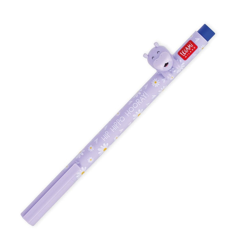 Legami Lovely Friends Gel Pen Hippo