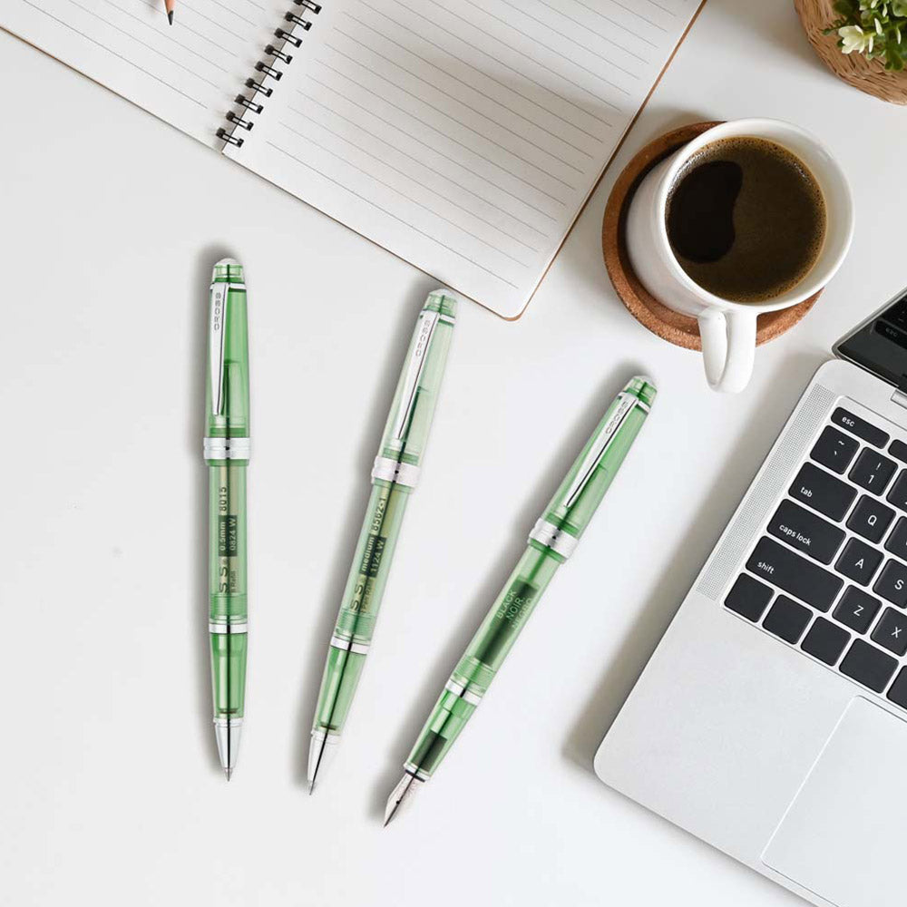 Cross Bailey Light Translucent Green Resin Rollerball Pen