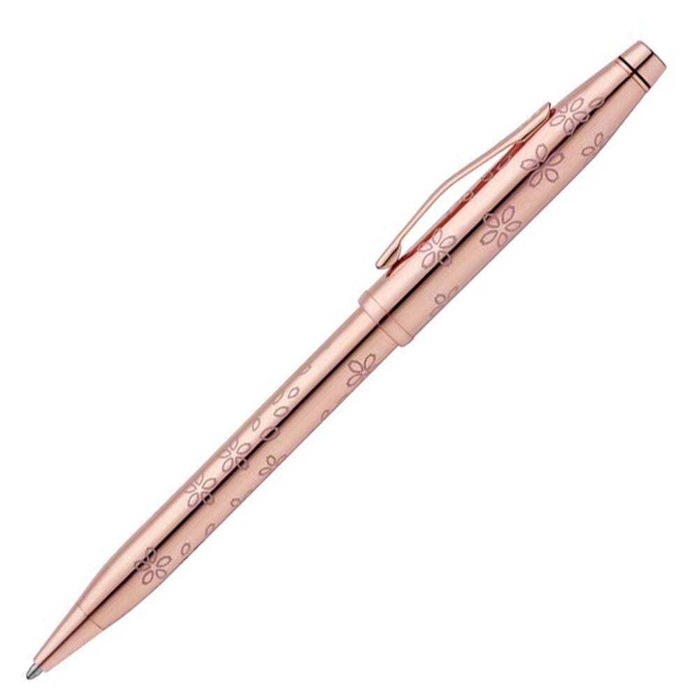 Cross Century II Cherry Blossom Rose Gold Plated Ballpoint Pen