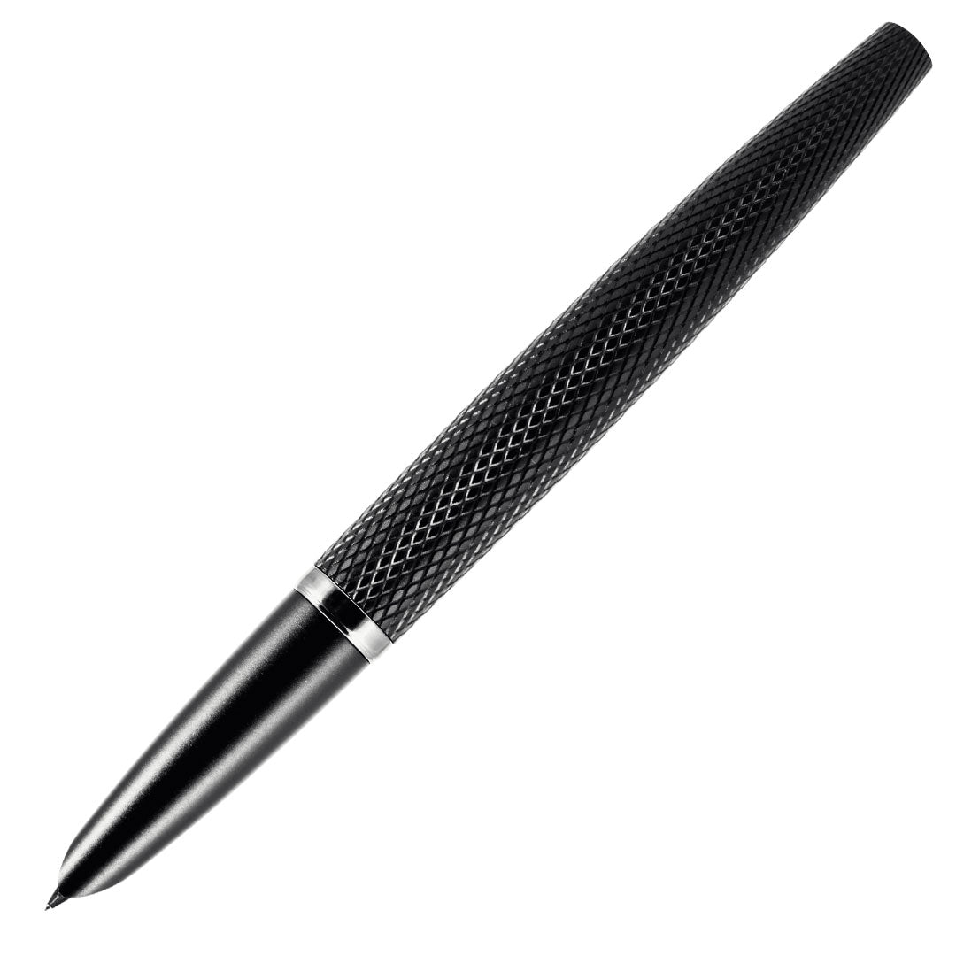 Diplomat Viper Guilloche Fountain Pen Black