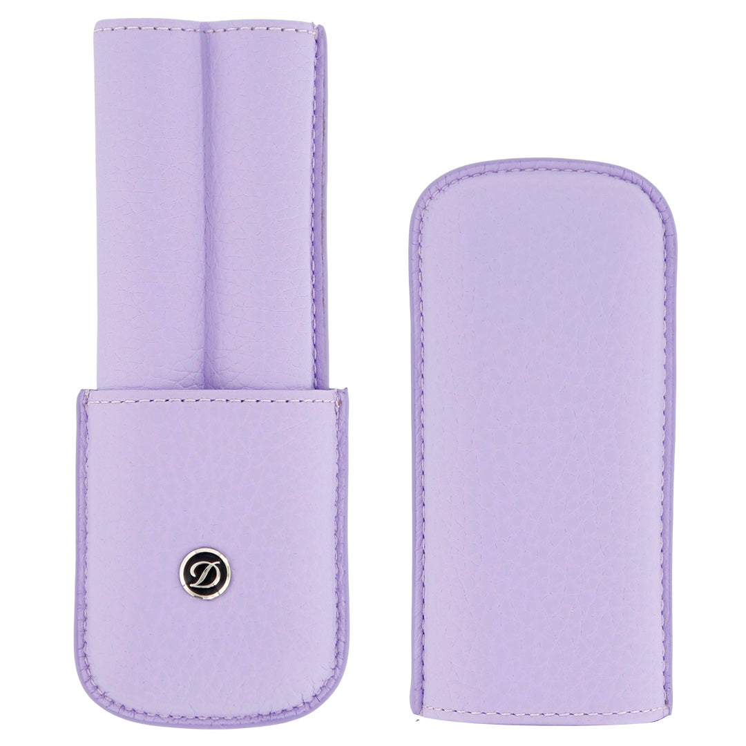 S.T. Dupont Rigid Double Pen Case Lavender