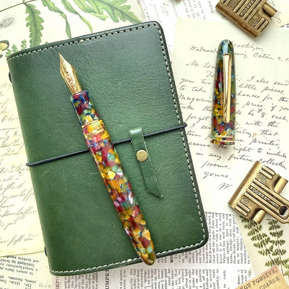 Esterbrook Estie Fountain Pen Botanical Gardens Gold Custom Scribe Nib