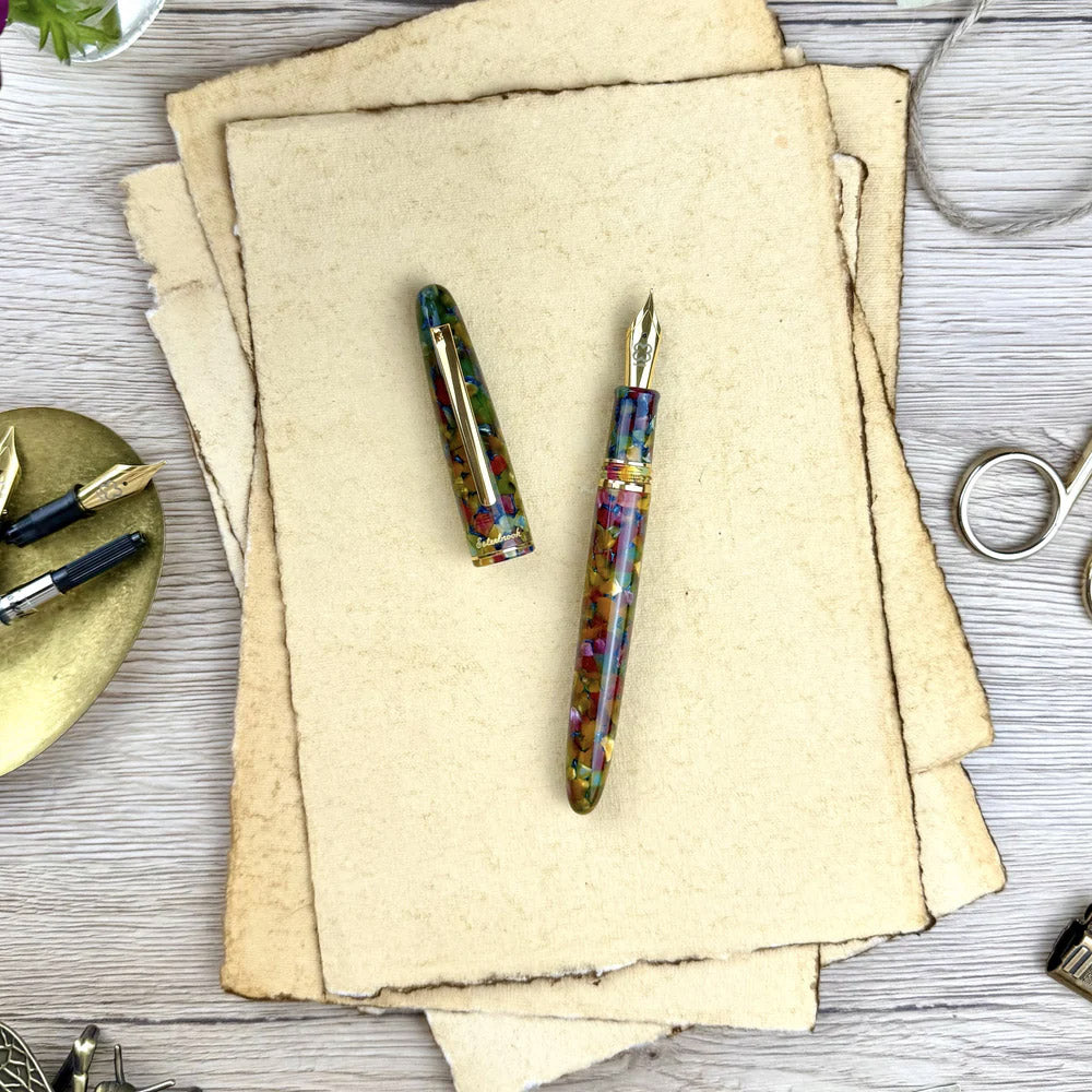 Esterbrook Estie Fountain Pen Botanical Gardens Gold Custom Scribe Nib