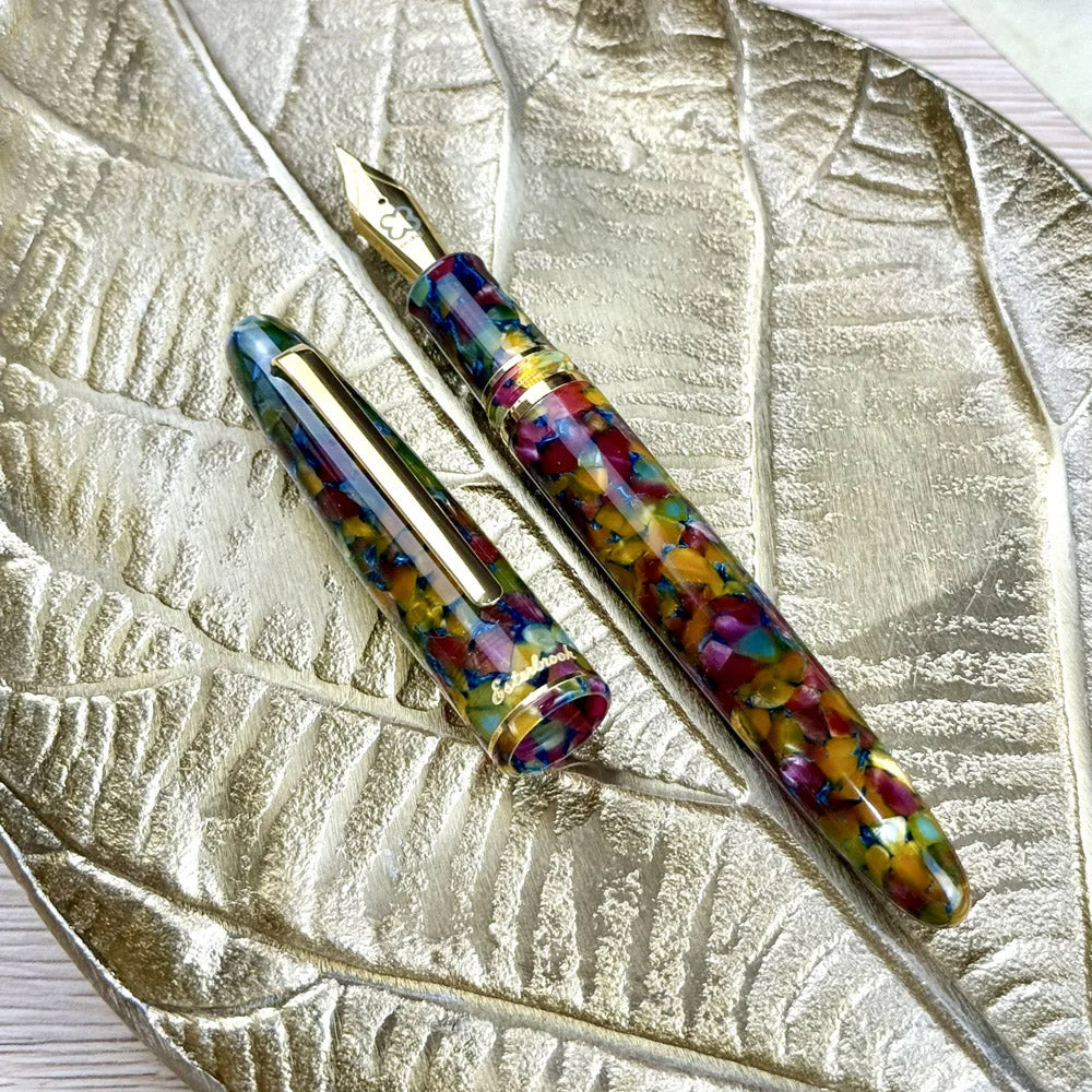 Esterbrook Estie Fountain Pen Botanical Gardens Gold Custom Scribe Nib