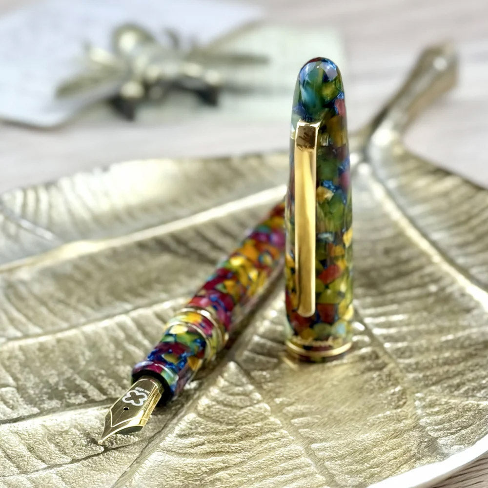 Esterbrook Estie Fountain Pen Botanical Gardens Gold Custom Scribe Nib