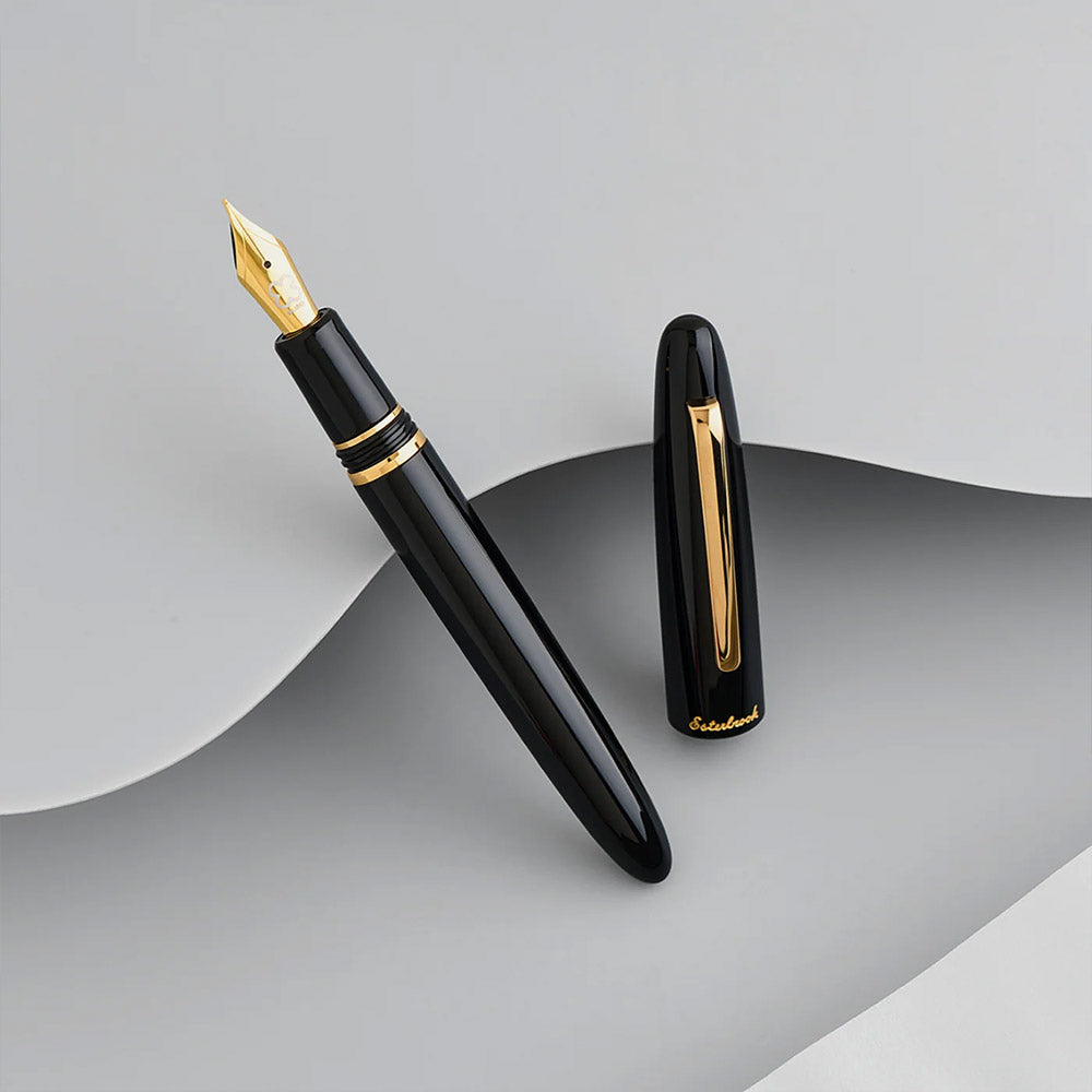 Esterbrook Estie Fountain Pen Ebony With Gold Trim