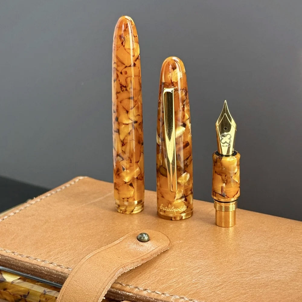 Esterbrook Estie Fountain Pen Honeycomb With Gold Trim Custom Gena Nib