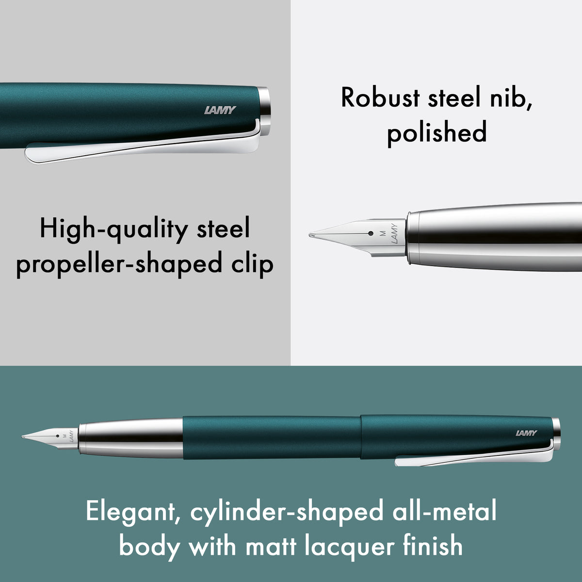 Lamy Studio Fountain Pen Petrol