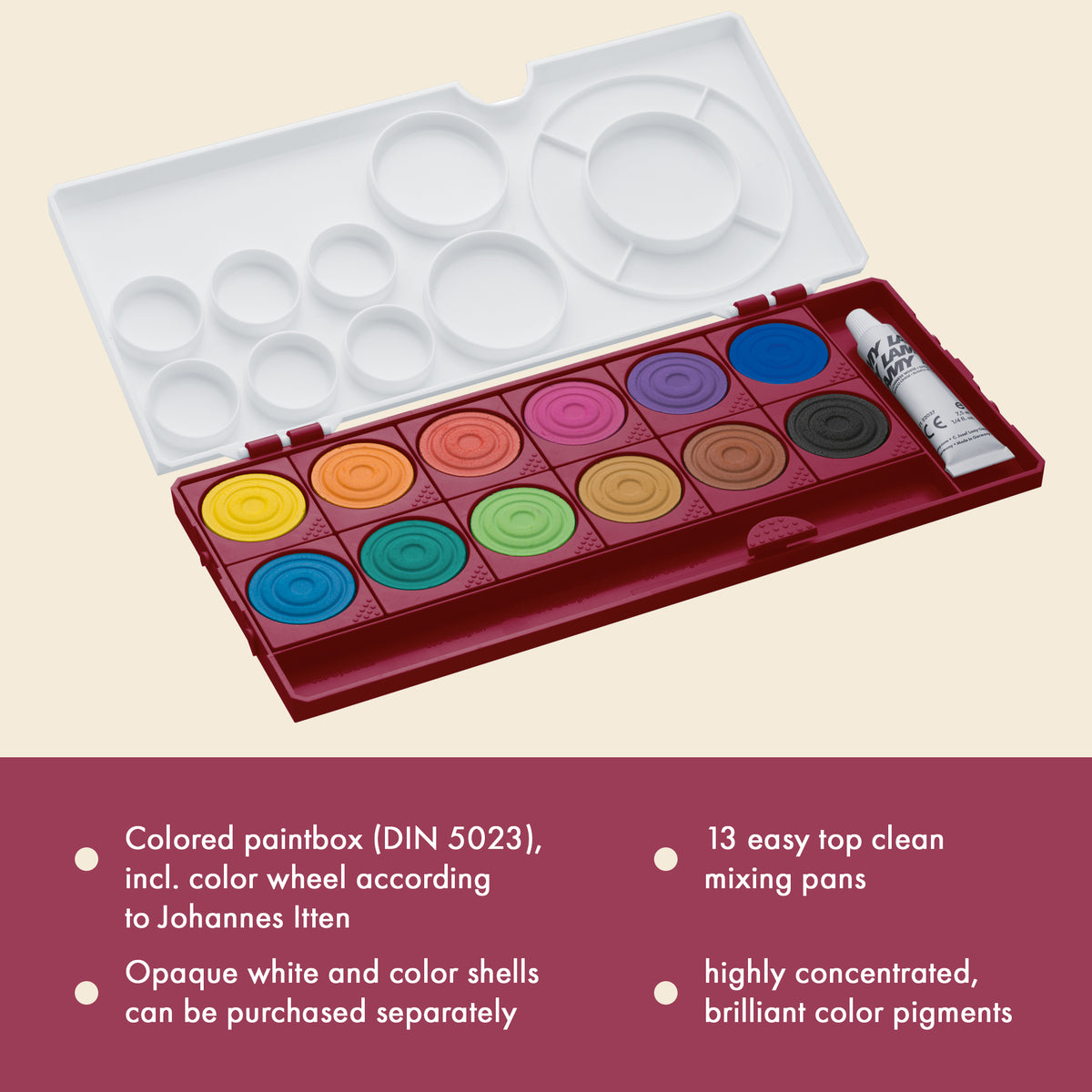 LAMY aquaplus Multiplus Paint Box of 12 Colours