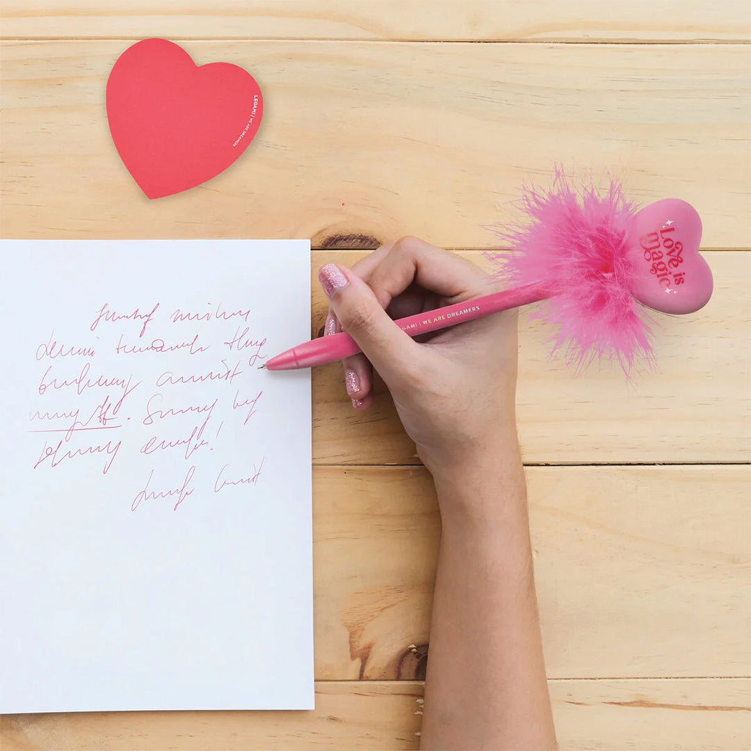 Legami Writing Is Magic Pen With Heart Light