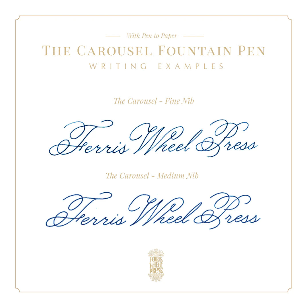 Ferris Wheel Press Carousel Pen Lost In The Leaves