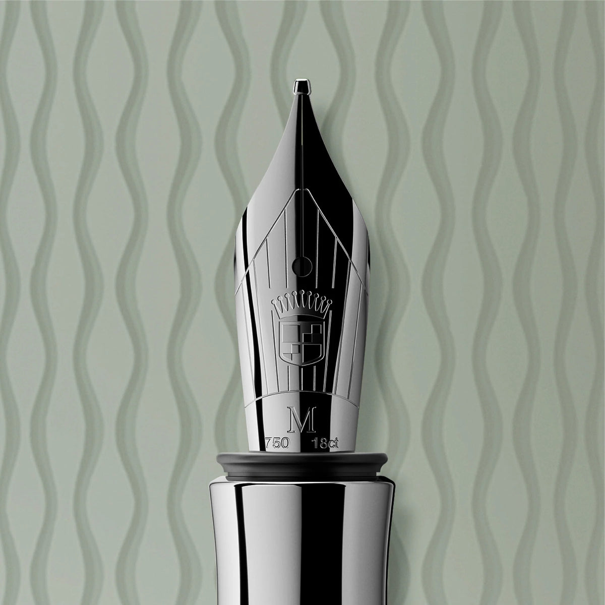 Graf von Faber-Castell Fountain Pen Guilloche Sage Green