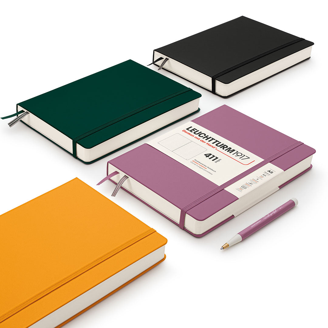 LEUCHTTURM1917 Hardcover Notebook 411 Medium A5 Forest Green