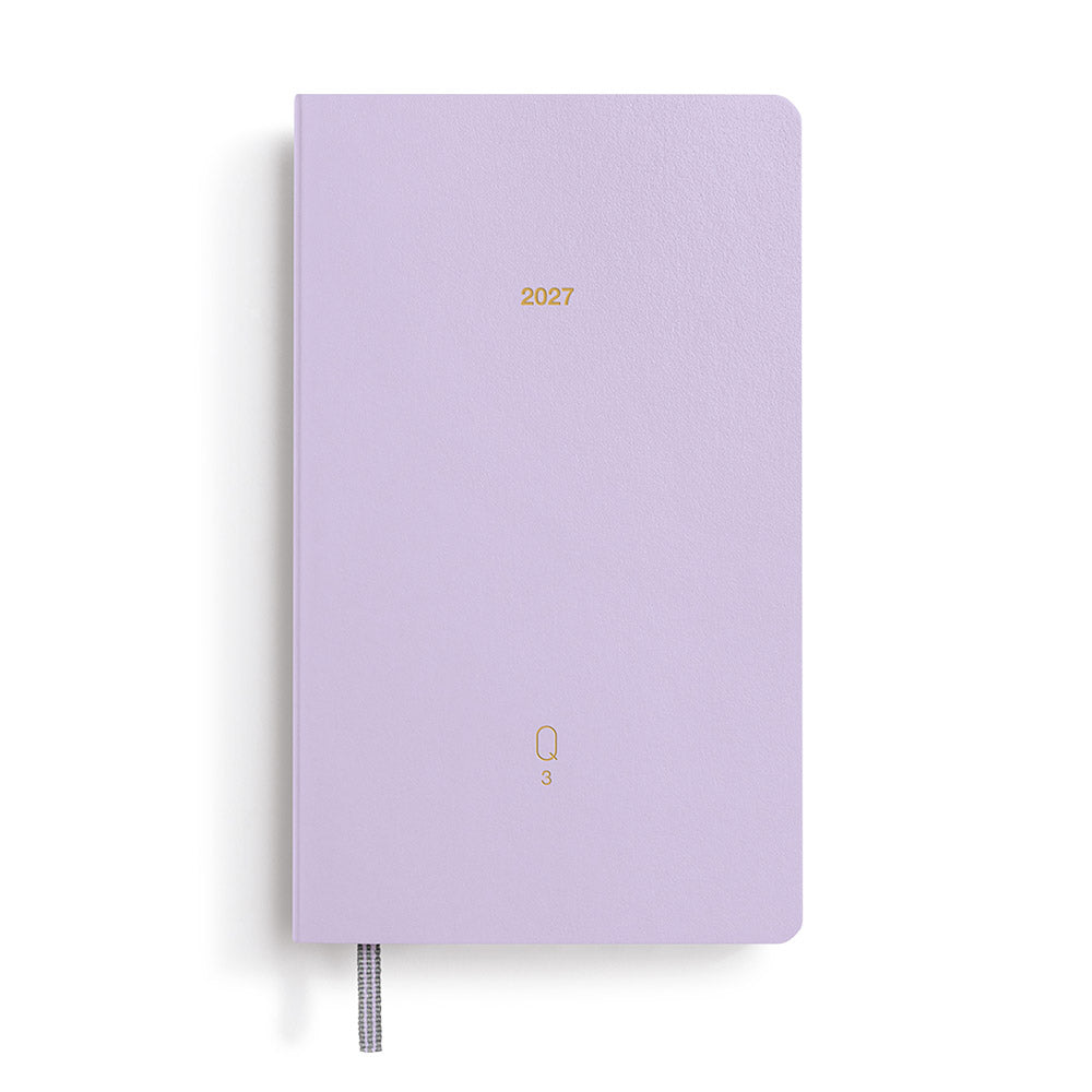 LEUCHTTURM1917 Quarterly Daily Planner 2027 Pocket A6 Shades of Rose
