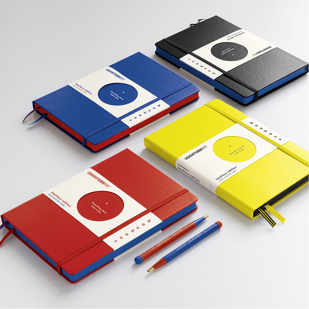 LEUCHTTURM1917 Bauhaus Edition Hardcover Notebook Medium Black Dotted