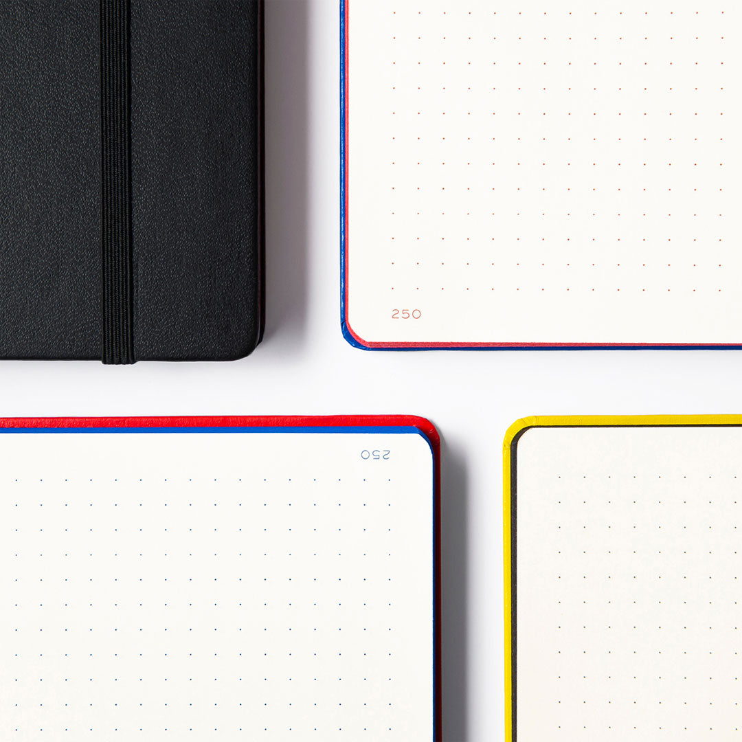 LEUCHTTURM1917 Bauhaus Edition Hardcover Notebook Medium Black Dotted