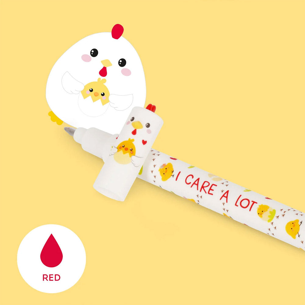 Legami Erasable Gel Pen Hen