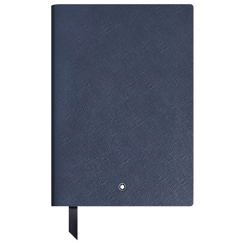 Montblanc Medium Notebook Ink Blue Leather Blank
