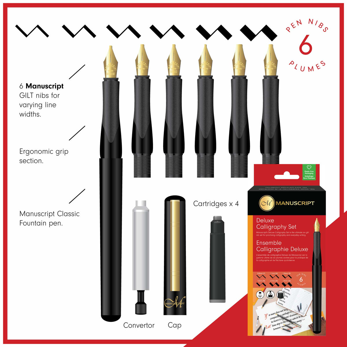 Manuscript Deluxe Calligraphy Set