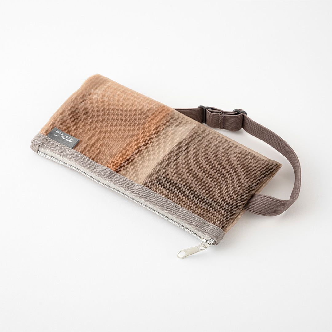 Midori Book Band Mesh Pen Case B6-A5