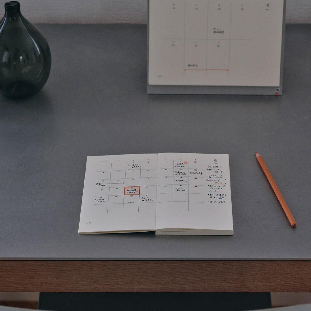Midori Notebook Diary 2027 A6