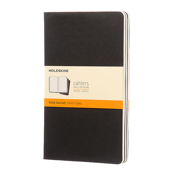 Moleskine Cahier Large Journal 135x210 Black