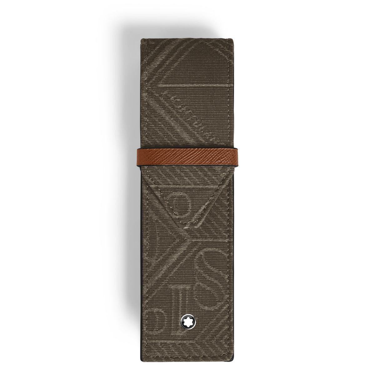 Montblanc 4810 Jacquard 2 Pen Pouch Khaki
