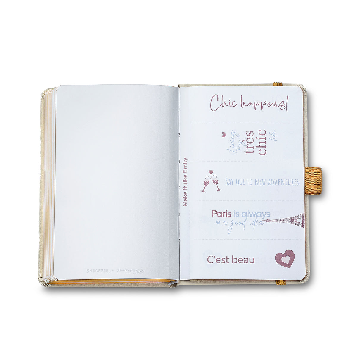 Sheaffer Emily in Paris A6 Notebook Beige