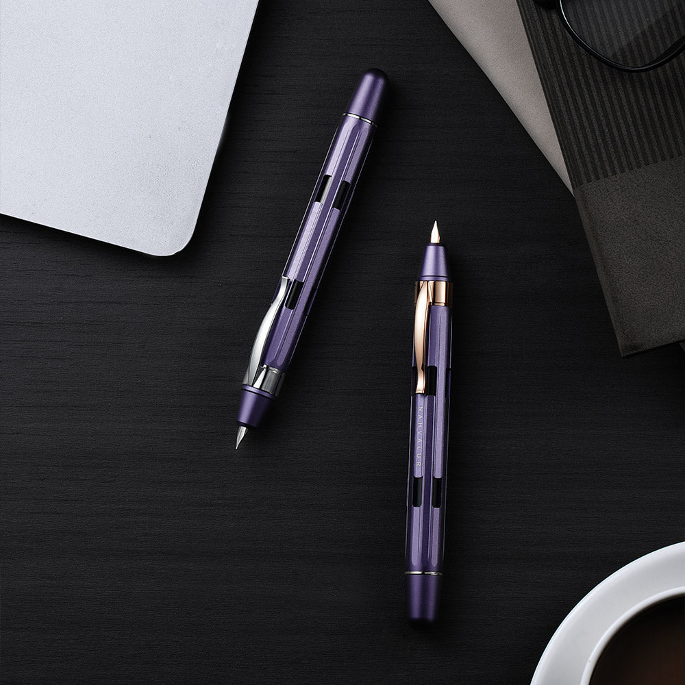 Nahvalur Eclipse Retractable Fountain Pen Hepatizon Rose Gold