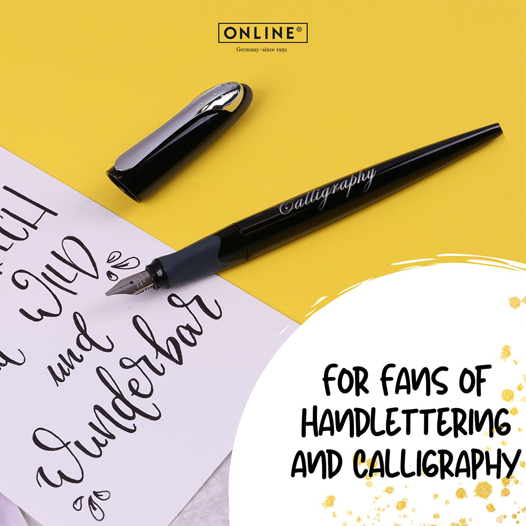 ONLINE Air Calligraphy fountain pen White Rose