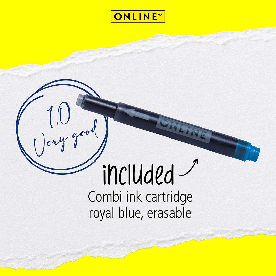 ONLINE College Rollerball Black Style Blue