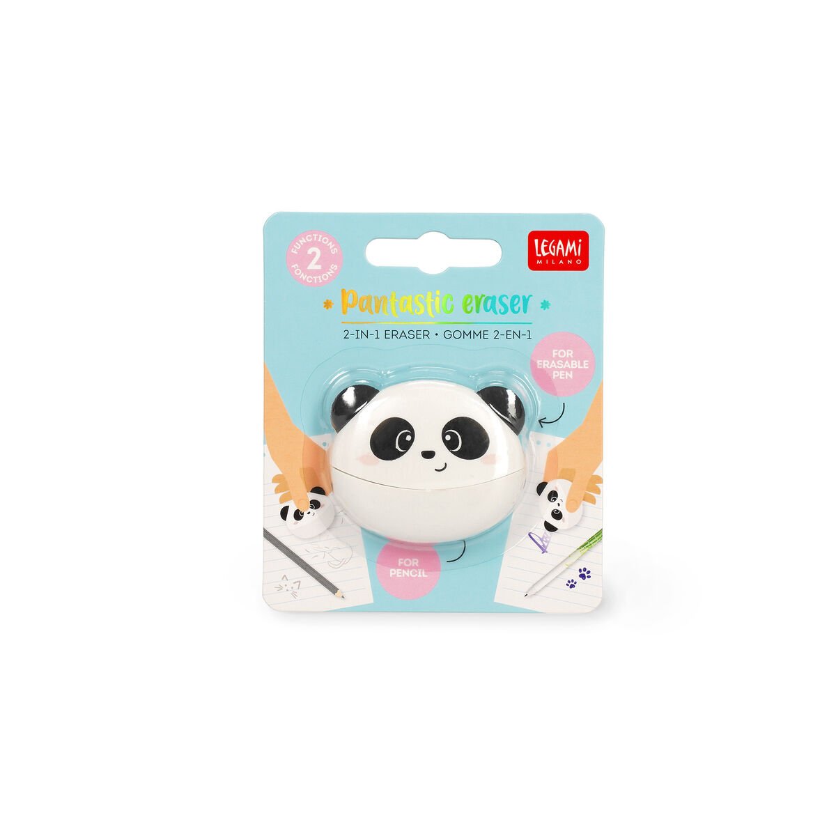 Legami 2-in-1 Pantastic Eraser