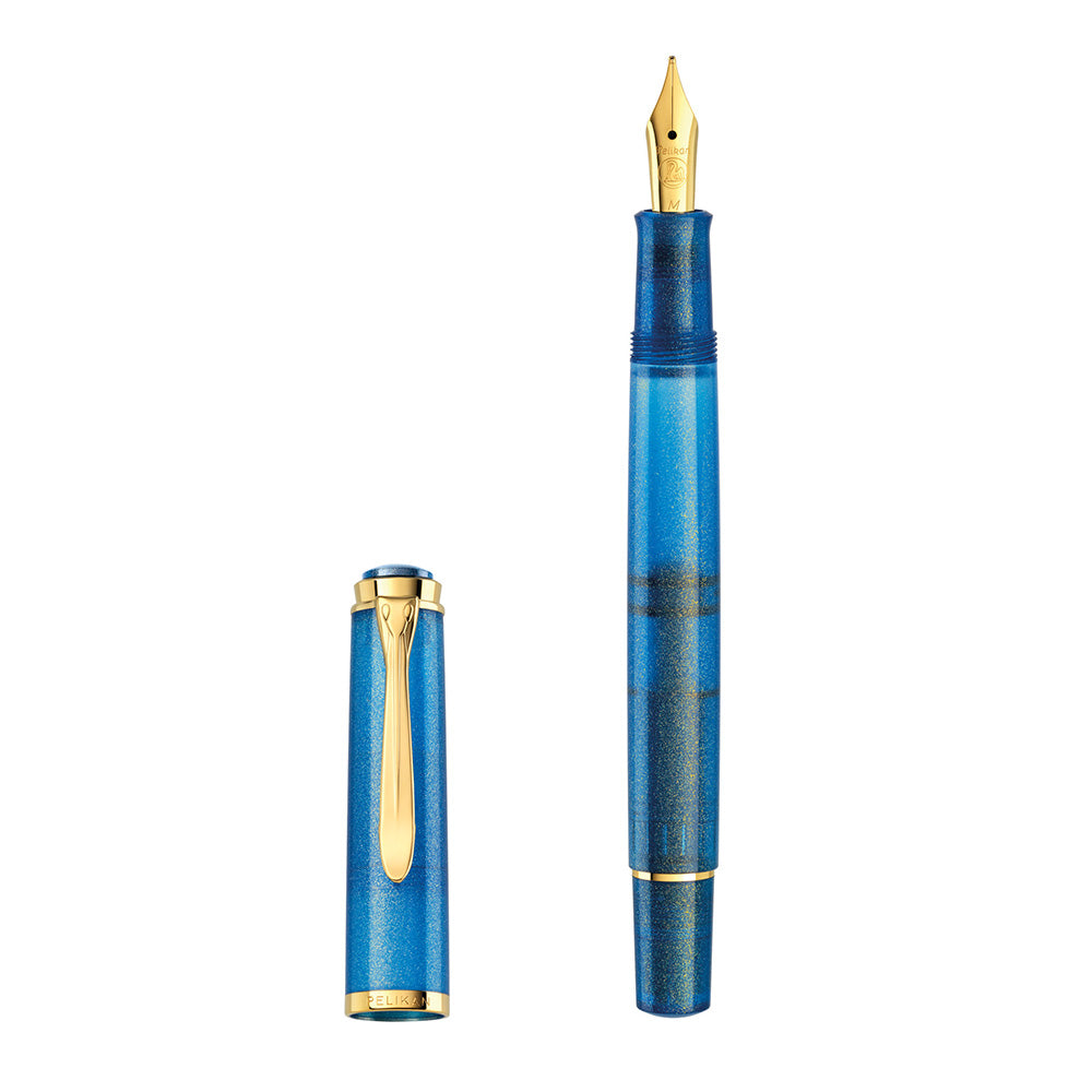 Pelikan Classic M200 Fountain Pen Golden Lapis