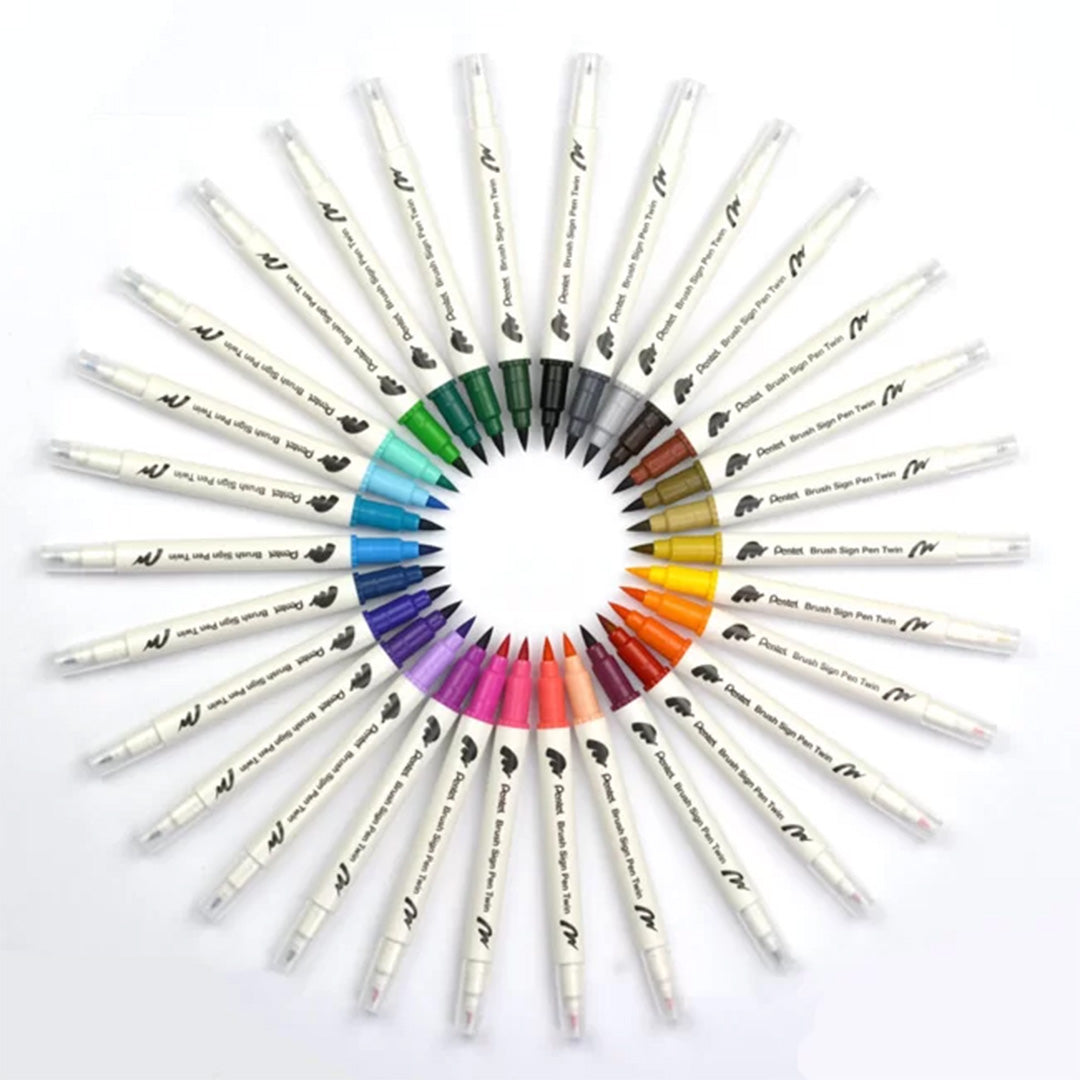 Pentel Touch Brush Sign Pen Twin Tip SESW30C