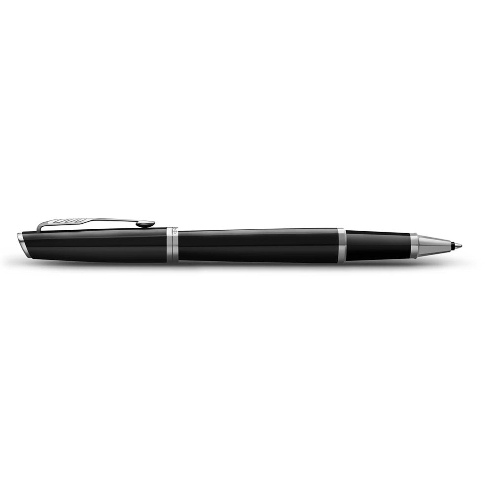 Parker Meridian Rollerball Pen Black Lacquer with Chrome Trim