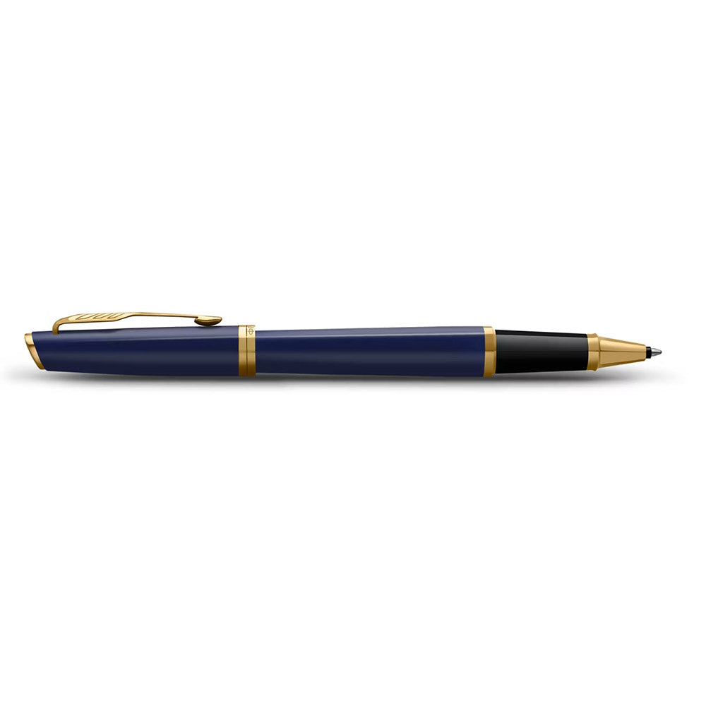 Parker Meridian Rollerball Pen Blue Lacquer with Gold Trim