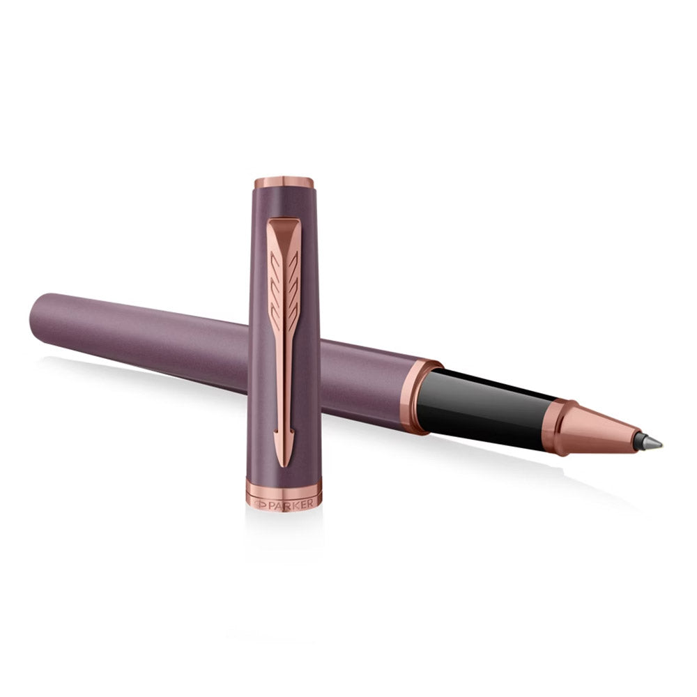 Parker Meridian Rollerball Pen Purple Lacquer with Rose Gold Trim