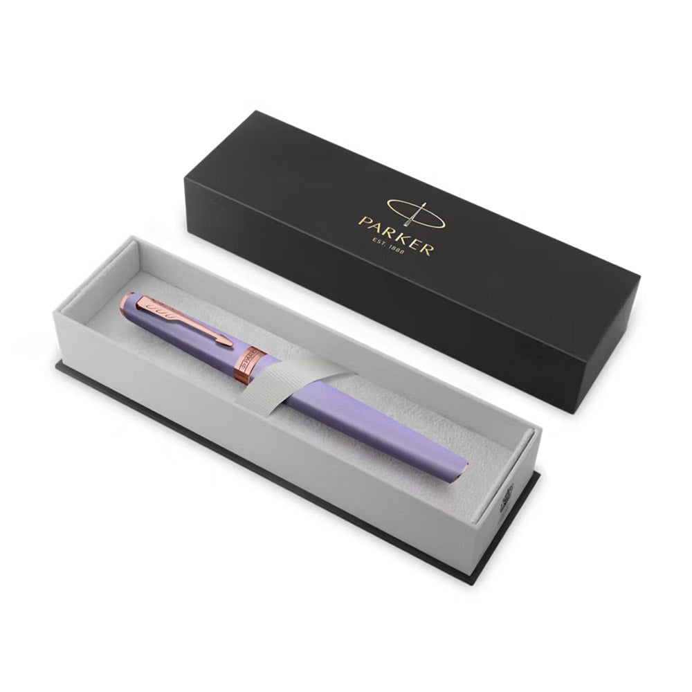 Parker Meridian Fountain Pen Lilac Lacquer with Rose Gold Trim