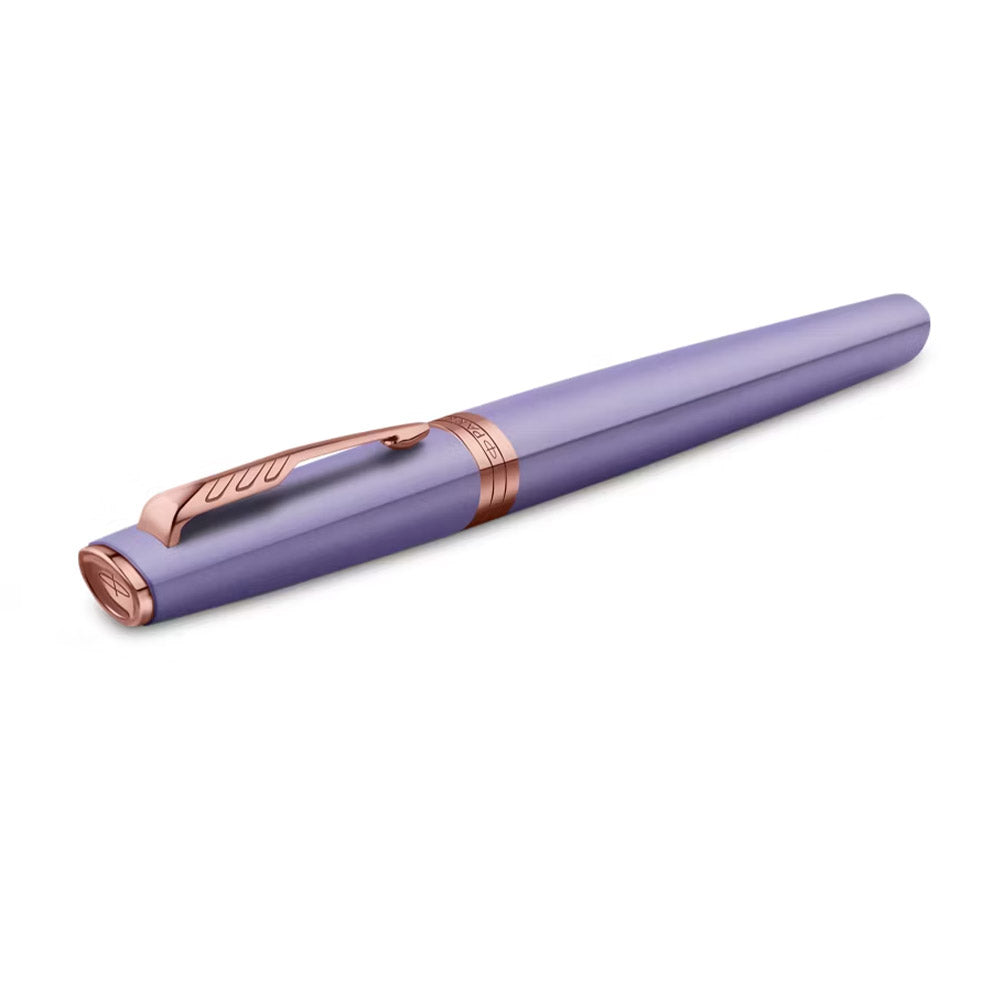 Parker Meridian Fountain Pen Lilac Lacquer with Rose Gold Trim