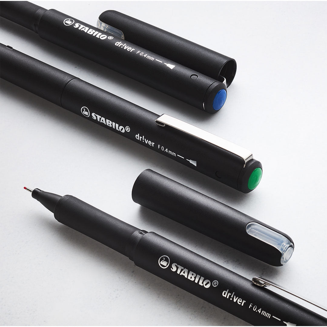 STABILO dr!ver Premium Fineliner Set of 4 Fine