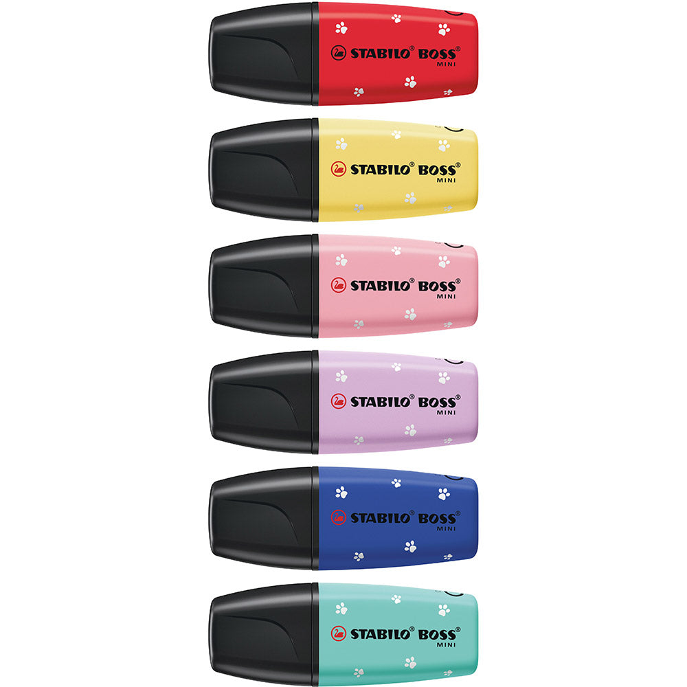 STABILO BOSS MINI PAW Patrol Highlighter Set of 5 Assorted Colours