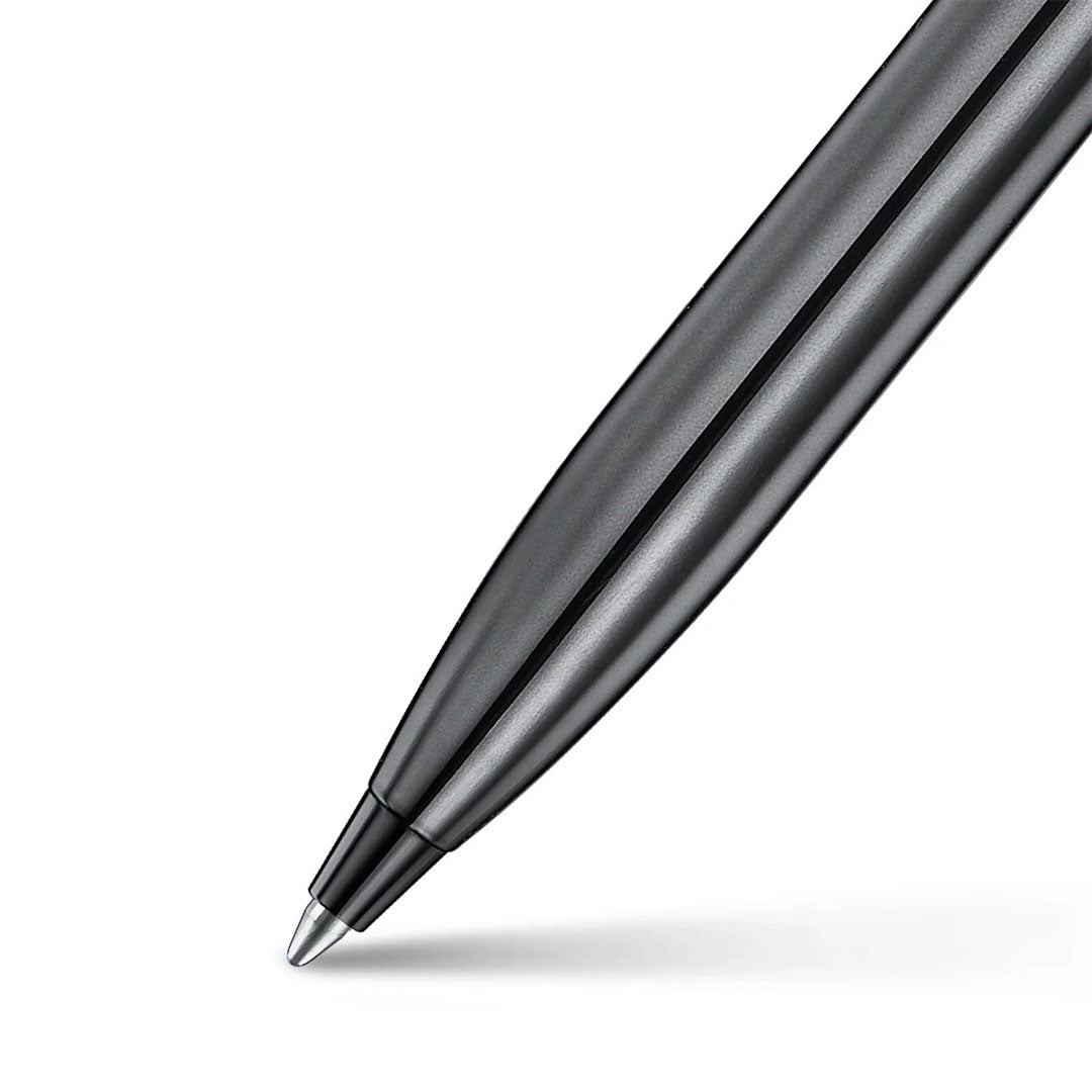 Sheaffer 100 E9375 Ballpoint Pen Ionic Grey Gunmetal with PVD Trim