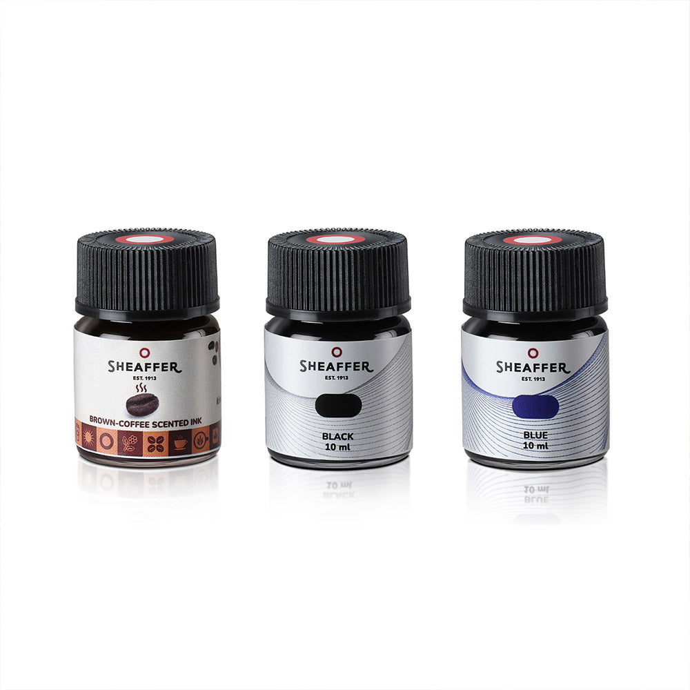 Sheaffer 100 G9374 Fountain Pen and Ink Bottle Gift Set Coffee Edition