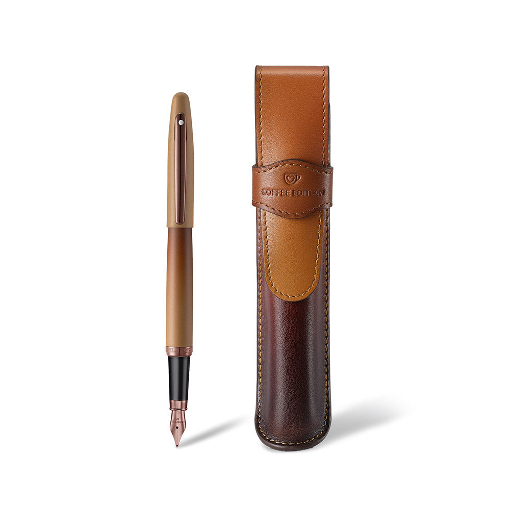 Sheaffer VFM G9428 Fountain Pen Coffee Edition with Pen Pouch